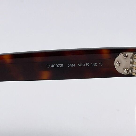 CELINE BRAND NEW Sunglasses Square Havana Green CL40073I 54N Woman main image 3